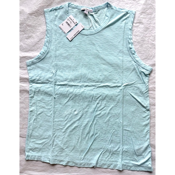 JAMES PERSE NWT CREW NECK COTTON/MODAL TAFFY MUSCLE TEE. SIZE 2 (M) - Picture 8 of 12